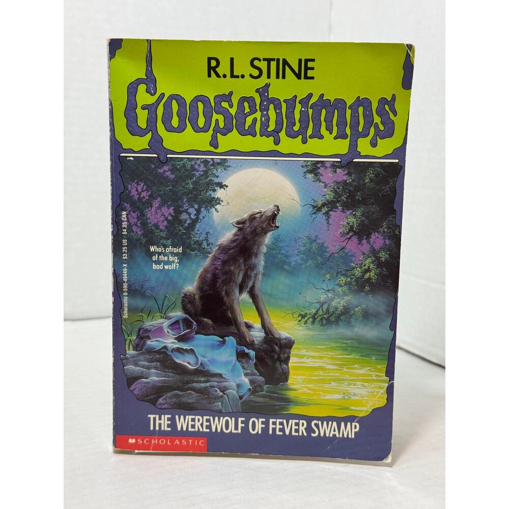1st edition Goosebumps  #14The Werewolf of Fever Swamp 1993 NO calendar Stine